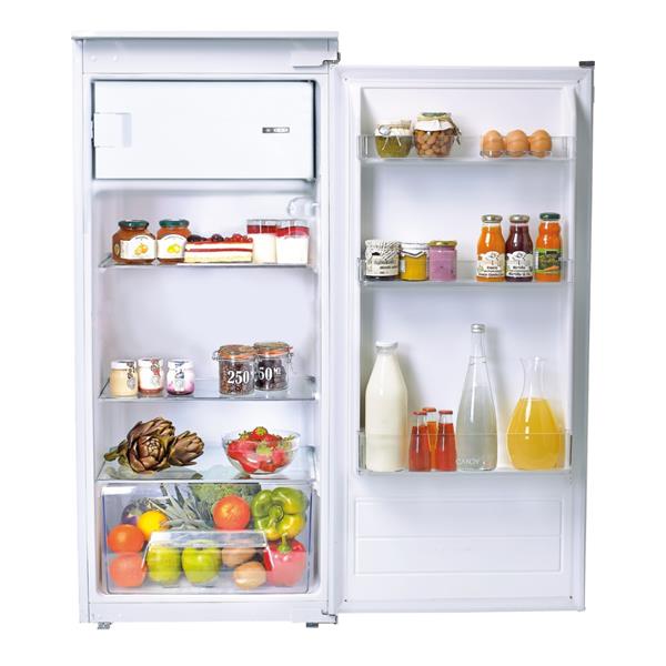Candy frigo combinato, classe E, a incasso, bianco