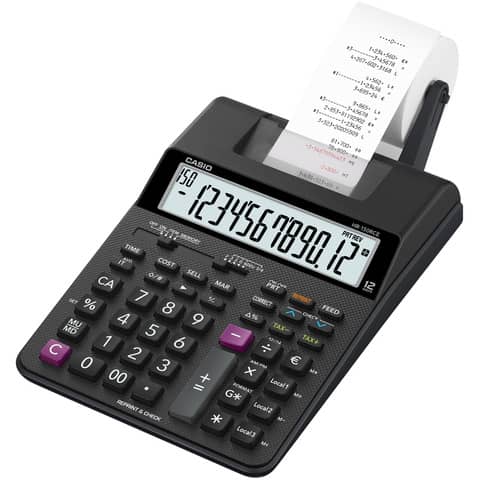 Casio - CALCOLATRICE SCRIVENTE HR-150RCE + ADATTATORE
