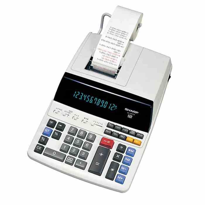 SHARP - CALCOLATRICE SCRIVENTE EL-2607V
