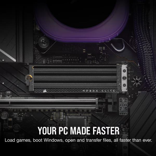 Corsair - SSD MP600 ELITE da 2 TB - M.2 2280 - Con dissipatore