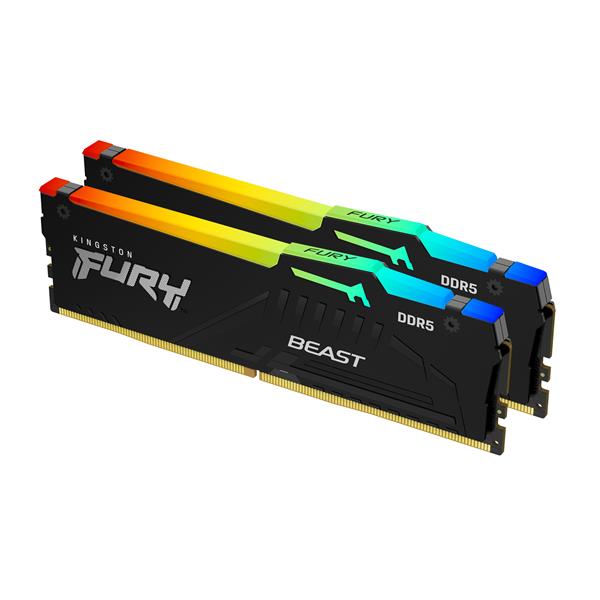Kingston 64GB (2x32GB) DDR5 6000MTs CL30 FURY Beast …