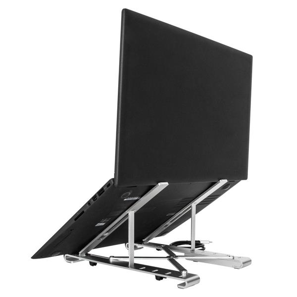Targus - Supporto notebook - con Hub USB a 4 porte - 10" - 15.6" - argento