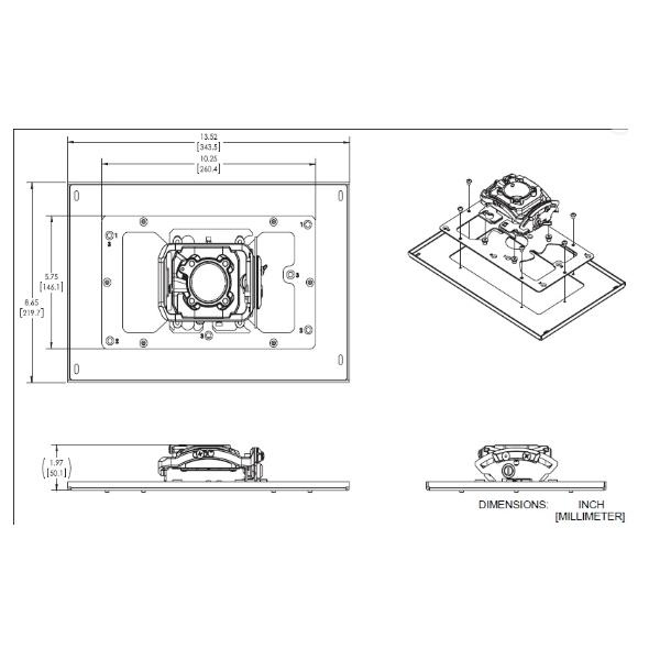 ITB Solution - supporto da parete/soffitto