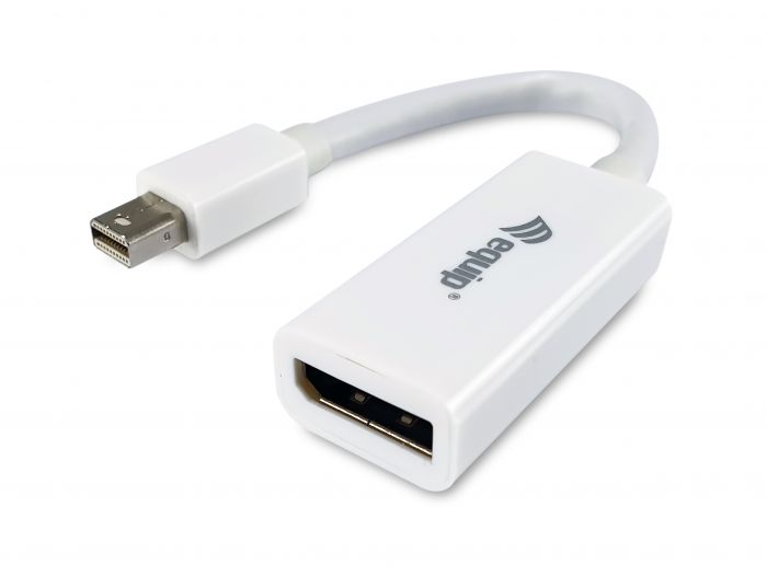 Equip Life - Adattatore DisplayPort - Mini DisplayPort (M) a DisplayPort (F) - 15 cm - supporto 4K