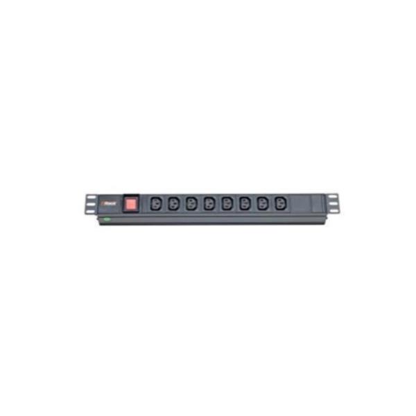 ITRack PDU 1U 8 PRESE C13 CON INTERRUTTORE LUMINOSO