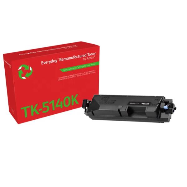 Everyday - Nero - compatibile - scatola - ricondizionato - cartuccia toner (alternativa per: Kyocera TK-5140K) - programma di restituzione Green World Alliance