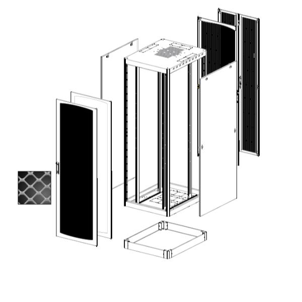 Tecnosteel RACK 47U 800X1000X2279