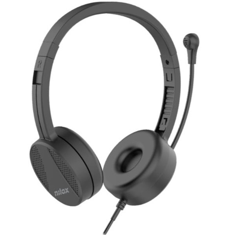 NILOX TECH - Cuffia USB con microfono rotante …