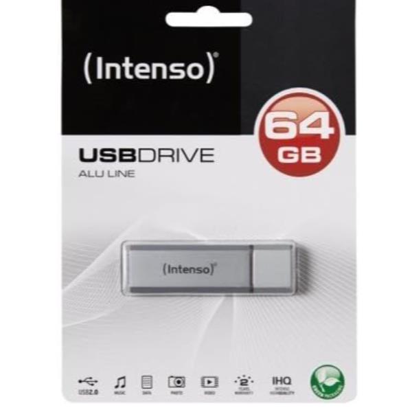 Intenso ALU LINE USB silver 64 GB