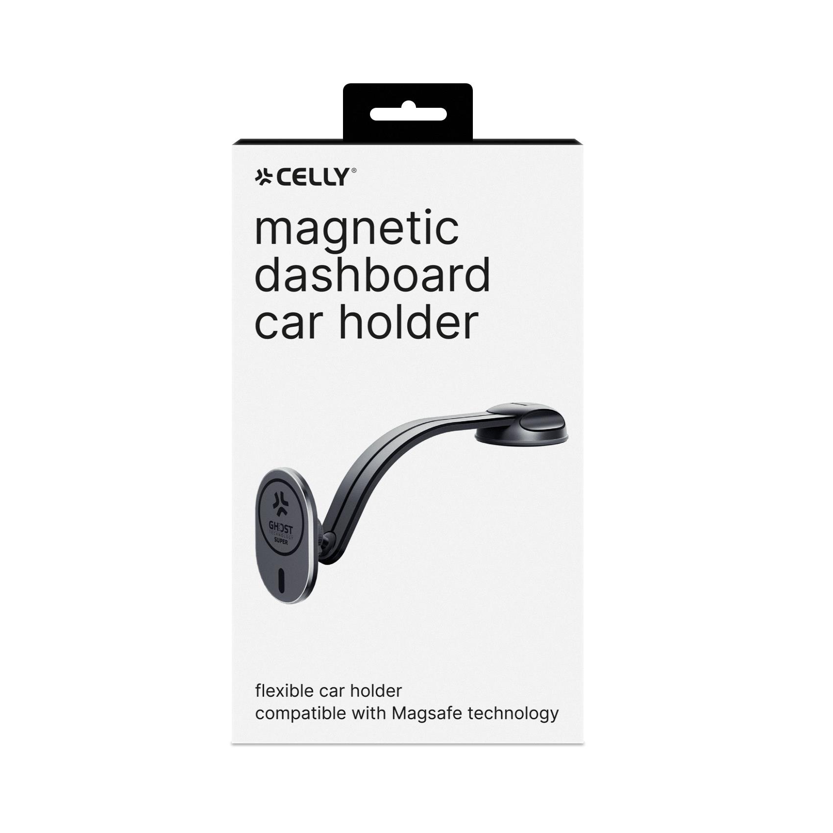 Celly GHOSTSUPMAGFL - Universal Car Holder compatible with Magsafe technology