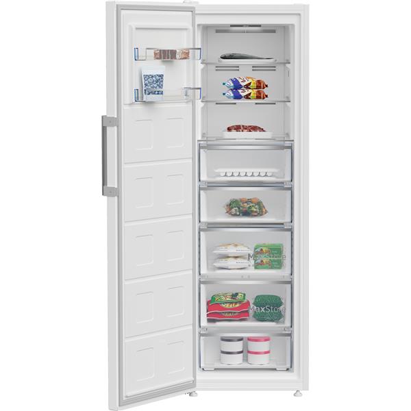 Beko bPRO500 B5RMFNE314W - Congelatore - verticale - larghezza: 59.7 cm - prof. 75.4 cm - altezza: 186.5 cm - 286 litri - Classe E - bianco