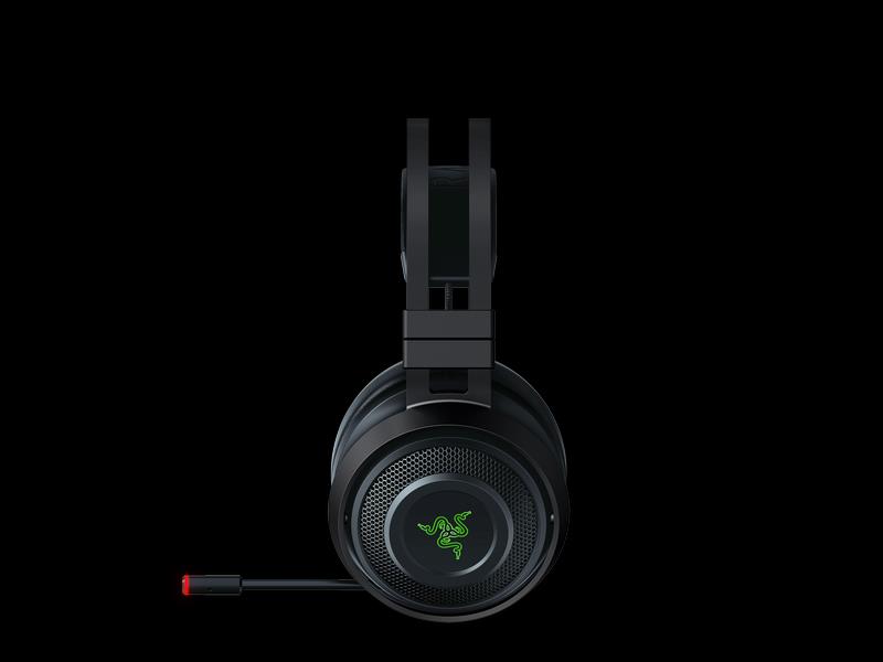 Razer Nari Ultimate - Cuffie con microfono - dimensione completa - 2,4 GHz - senza fili
