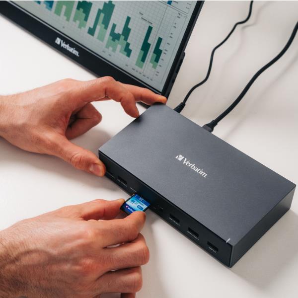 Verbatim Docking USB C 17in1 3video output HDMI …