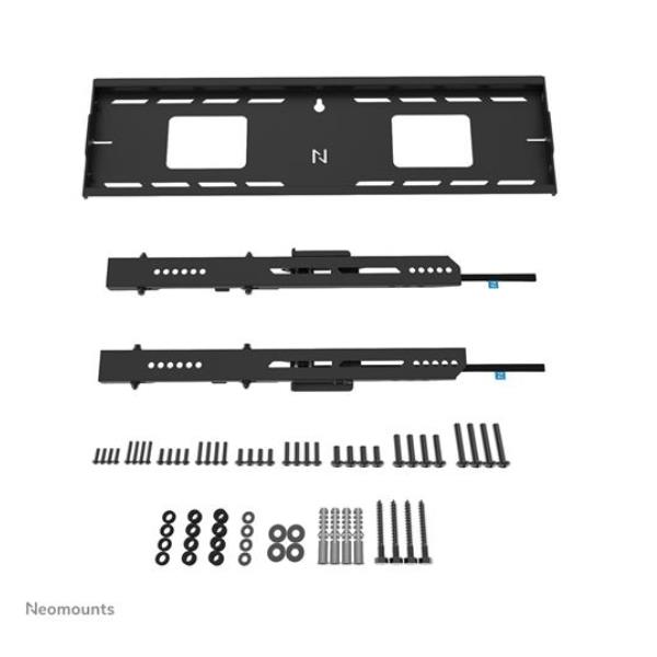 Neomounts LEVEL-750 - Kit montaggio - per TV - heavy-duty - bloccabile - acciaio - nero - dimensione schermo: 42"-86" - installabile a parete