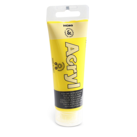 Primo TEMPERA TUBO ACRILICO COL.GIALLO 75ML