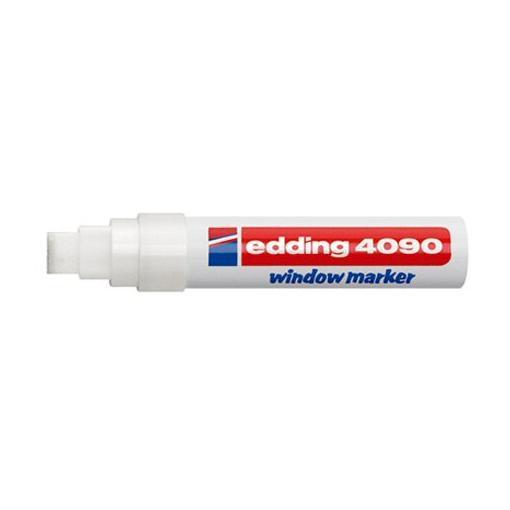 edding 4090 window - Marcatore - per vetro, pannello - bianco - inchiostro base acqua - 4-15 mm