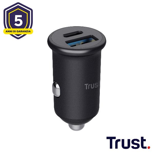 Trust MAXO 38W PD CARICABATTERIA PER AUTO USB-C …