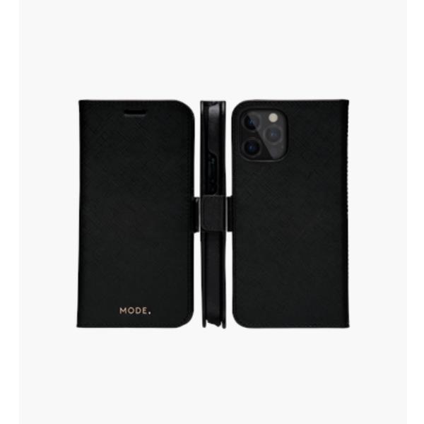 Dbramante 1928 New York - Custodia in pelle Saffiano per iPhone 1212 Pro - Nero