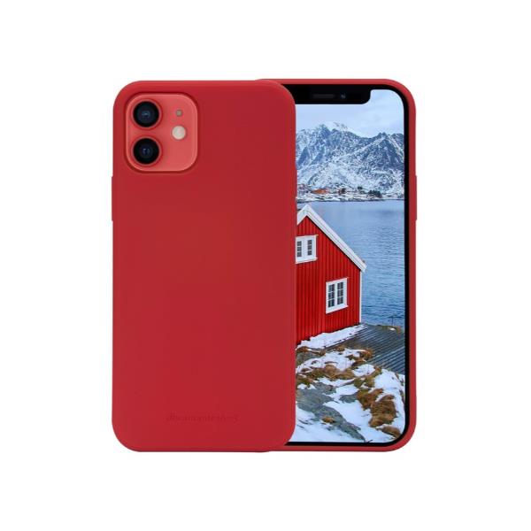 Dbramante 1928 Greenland - Custodia in Plastica Riciclata per iPhone 12 mini - Rosso Lampone