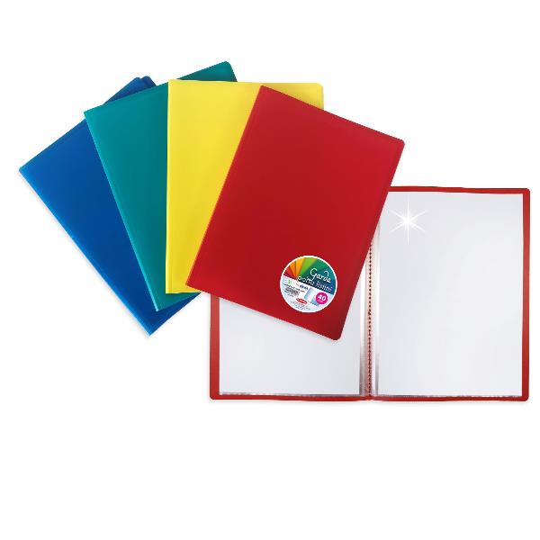Plastibor Portalistino GARDA A4 40 buste assortiti conf.16