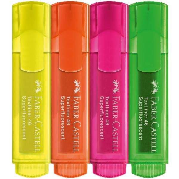 Faber Castell TEXTLINER 46 SUPERFLUORESCENT - Confezione da …