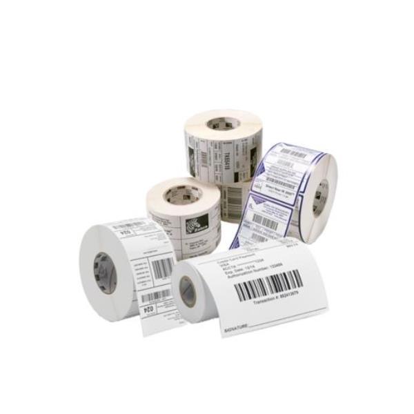 Zebra PolyPro 4000D - Polipropilene (PP) - Opaca - adesivo acrilico permanente - rivestito - perforato - 7,01 mil - bianco - 76.2 x 25.4 mm 8000 etichette (16 rotolo(i) x 500) etichette - per Encore 3; QL 320, 420