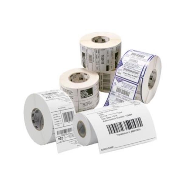 Zebra Z-Ultimate 3000T - Poliestere - Lucido - adesivo acrilico permanente - bianco - 25 x 83 mm 38160 etichette (6 rotolo(i) x 6360) etichette - per Zebra 110, 140, 220, Z4Mplus, Z6MPlus, ZM400, ZM600; Xi Series 140, 170; Z Series ZM600