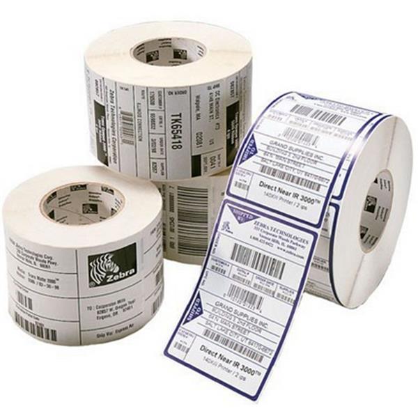 Zebra Z-Ultimate 3000T - Poliestere - Lucido - adesivo acrilico permanente - rivestito - 5,8 mil - bianco - 25 x 7 mm 88080 etichette (12 rotolo(i) x 7340) etichette - per Zebra GT800, ZD410, ZD420, ZD500, ZD620; G-Series GT800; GX Series GX430; ZD420 Series