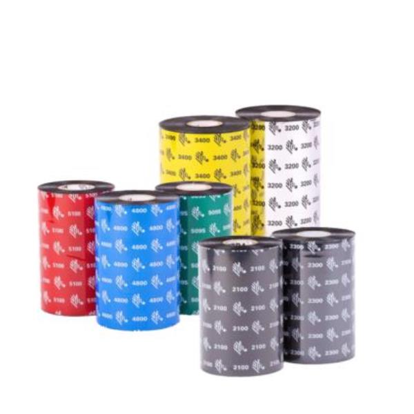 Zebra ZipShip 3300 - Confezione da 12 - nero - 64 mm x 74 m - nastro di stampa - per TLP 2642, 2742, 2746, 2844; Zebra R2844, R402, T402; TLP 2742, 2746, 2844, 3842, 3844