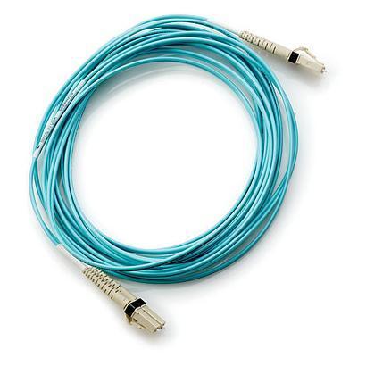 HPE - Cavo di rete - LC multi-mode (M) a LC multi-mode (M) - 50 m - fibra ottica - 50 / 125 micron - OM3 - per HPE 8/24, 8/8, SN3600B 32, SN6750, SN8500C/SN8700C 48, SN8700C 64; StoreFabric SN6620C 24