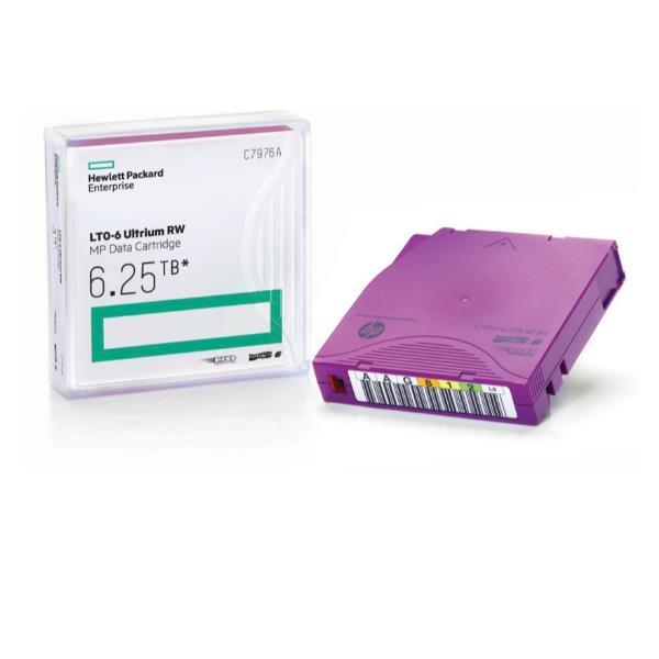 HPE Ultrium RW Custom Labeled Data Cartridge - 20 x LTO Ultrium 6 6.25 TB - etichettato - viola - per StoreEver MSL2024, MSL4048, MSL8096; StoreEver 1/8 G2
