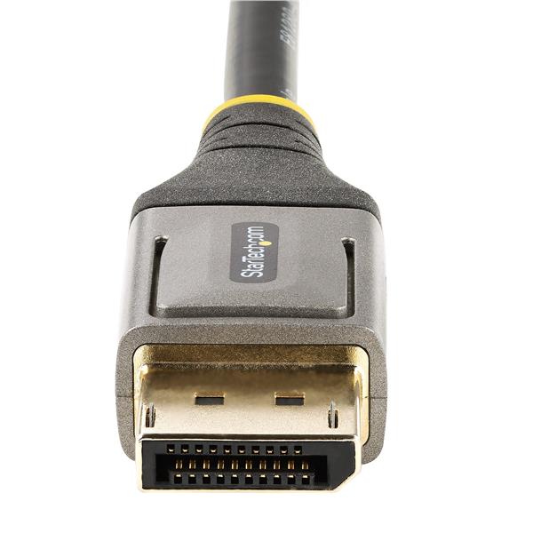 StarTech.com 1ft/30cm DisplayPort 1.4 Cable, 8K 60Hz HDR10 - Cavo DisplayPort - DisplayPort (M) serrato a DisplayPort (M) serrato - DisplayPort 1.4 - 30 cm - senza alogeni, stampato, passivo, supporta 8K 60 Hz (7680 x 4320), supporta 4K 120 Hz (3840 x 2160), supporta HDR10 - grigio, nero