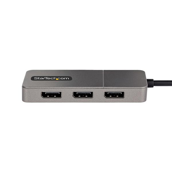 StarTech.com USB-C to Triple DisplayPort 1.4 MST Hub, …