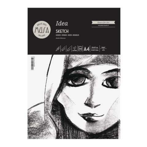 Cwr IDEA - SCHIZZO BLOCCO 100 FG. 90 GR. MEDIA - CM.21X29,7 (A4)