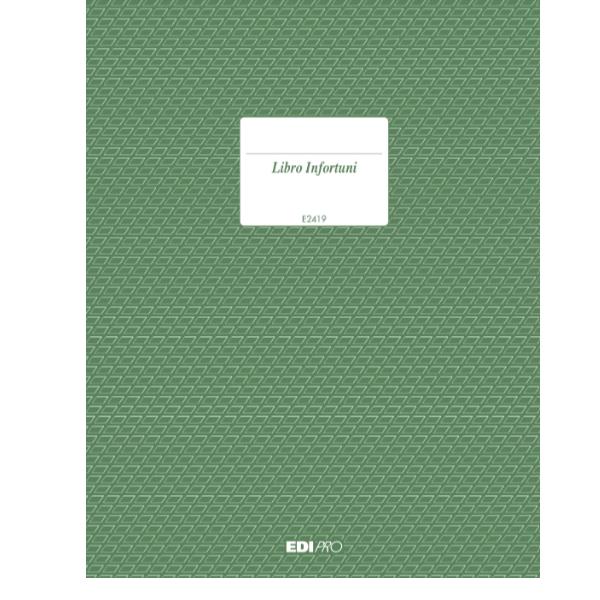 Registro infortuni - 31 x 24,5cm - 15 pagine - Edipro