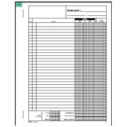 Blocco prima nota cassa entrate/uscite - 50/50 fogli …