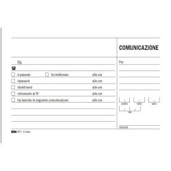 Blocco comunicazioni telefoniche - 50/50 fogli autoricalcanti - …