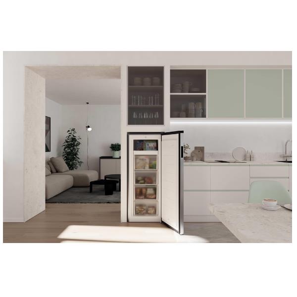 Candy CNUQ2L513EX, 169 L, 7,7 kg/24h, SN-ST, 38 dB, E, Acciaio inox