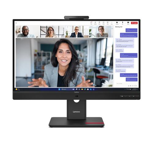 Lenovo ThinkVision T24-4v, 60,5 cm (23.8ʺ), 1920 x 1080 Pixel, Full HD, LCD, 6 ms, Nero