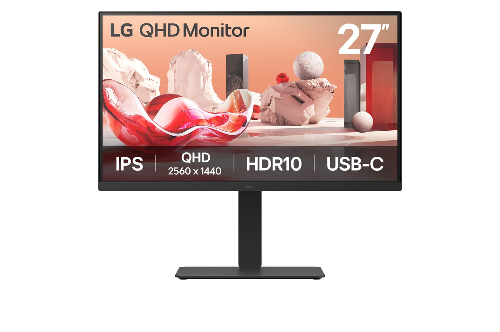 LG 27BA75QB-B.AEU, 68,6 cm (27ʺ), 2560 x 1440 Pixel, Wide Quad HD, LED, 5 ms, Nero