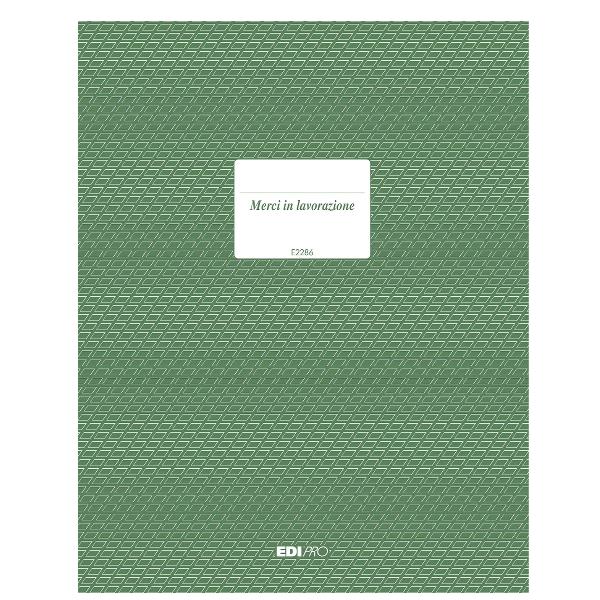 Registro merci in lavorazione - 31 x 24cm - 47 fogli - Edipro