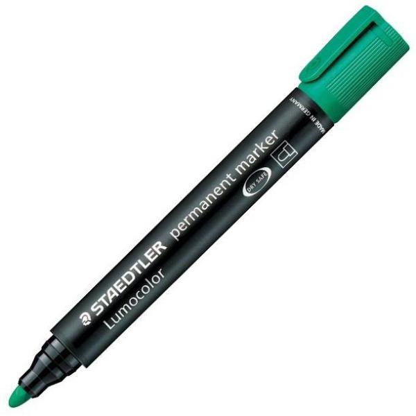 Staedtler Lumocolor permanent, Verde, Nero, Polipropilene (PP), 2 …