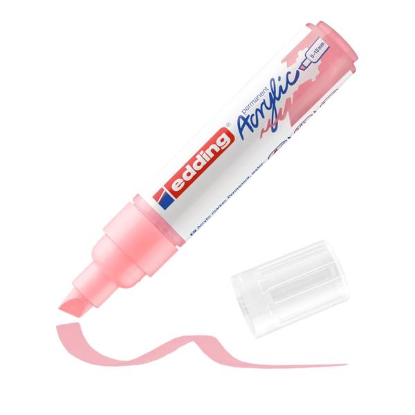 Edding 5000 Acrylic Marker Broad, Rosa, Punta smussata, Rosa, Extra grassetto, 5 mm, 1 cm