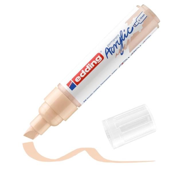 Edding E-5000255, Beige, Punta smussata, Beige, 5 mm, …