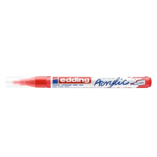 Edding 5300, Rosso, Tipo di punta, Plastica, 1 …