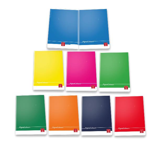 Pigna 02308750Q, Monocromatico, Multicolore, A4, Satinata, 80 g/m², Carta quadrettata
