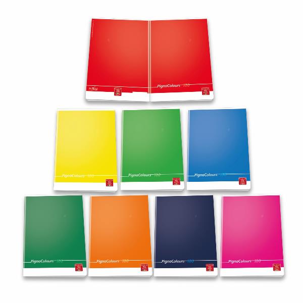 Pigna Colours, Monocromatico, Multicolore, A4, 18 fogli, Lucido, 100 g/m²