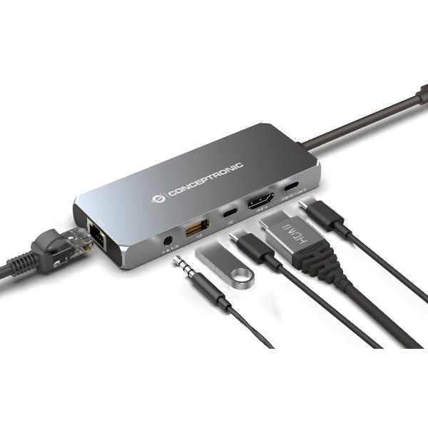 Conceptronic DONN22G, Cablato, USB 3.2 Gen 2 (3.1 …