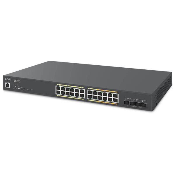 EnGenius ECS1552P, Gestito, L2+, Gigabit Ethernet (10/100/1000), Full duplex, Supporto Power over Ethernet (PoE), Montaggio rack