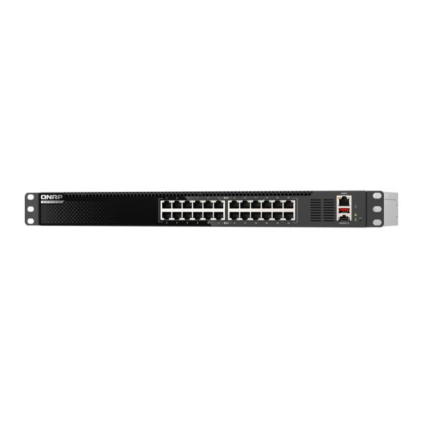 QNAP QSW-M3224-24T, Gestito, L3, 10G Ethernet (100/1000/10000), Montaggio …